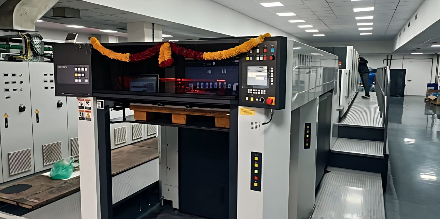 Canpac Installs Komori Lithrone GLX 7 Colour UV Press at Ahmedabad Facility
